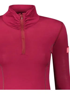Damen-Thermounterwäsche SENSOR MERINO ACTIVE dl. rukáv zip LILA