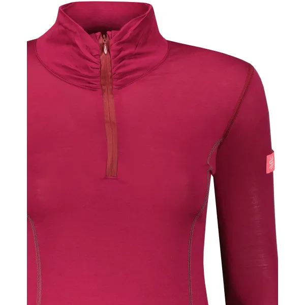  Damen-Thermounterwäsche SENSOR MERINO ACTIVE dl. rukáv zip LILA 