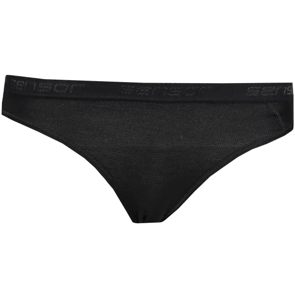  Damen-Thermounterhose SENSOR DOUBLE FACE 13200008 SCHWARZ 