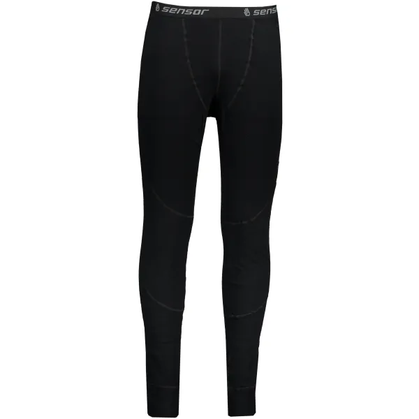 Herren-Thermohose DOUBLE FACE MERINO WOOL BLACK Sensor 
