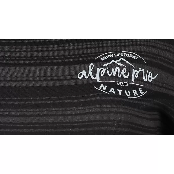  Frauen t -Shirt mit kurzen Ärmeln ALPINE PRO ALINA 2 LTSJ192 SCHWARZ 
