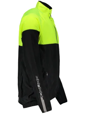 Herren-Laufjacke SENSOR NEON 17100115-00 SCHWARZ/REFLEKTIERENDES GELB