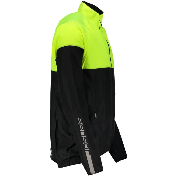  Herren-Laufjacke SENSOR NEON 17100115-00 SCHWARZ/REFLEKTIERENDES GELB 