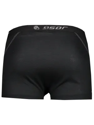 Kurze Herren-Boxershorts SENSOR Double face 16200050-00 SCHWARZ