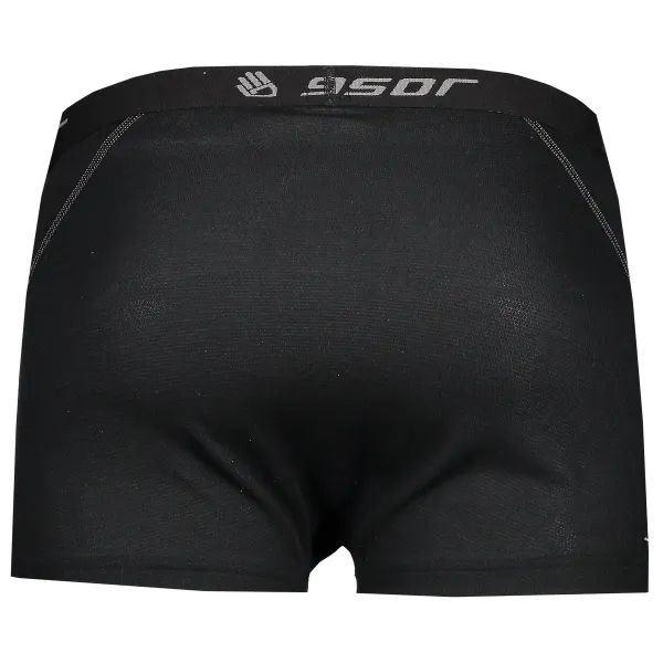  Kurze Herren-Boxershorts SENSOR Double face 16200050-00 SCHWARZ 