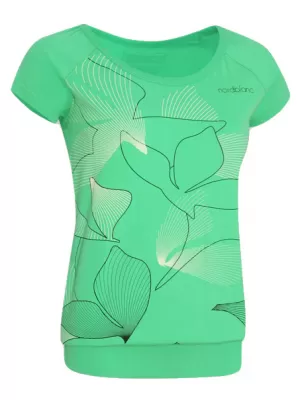 Damen-T-Shirt mit kurzen Ärmeln NORDBLANC NBFLT2827 RASIERMESSERGRÜN
