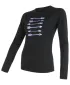 Damen-Funktionsunterwäsche SENSOR MERINO ACTIVE PT ARROWS dl. rukáv 17100056-00 SCHWARZ