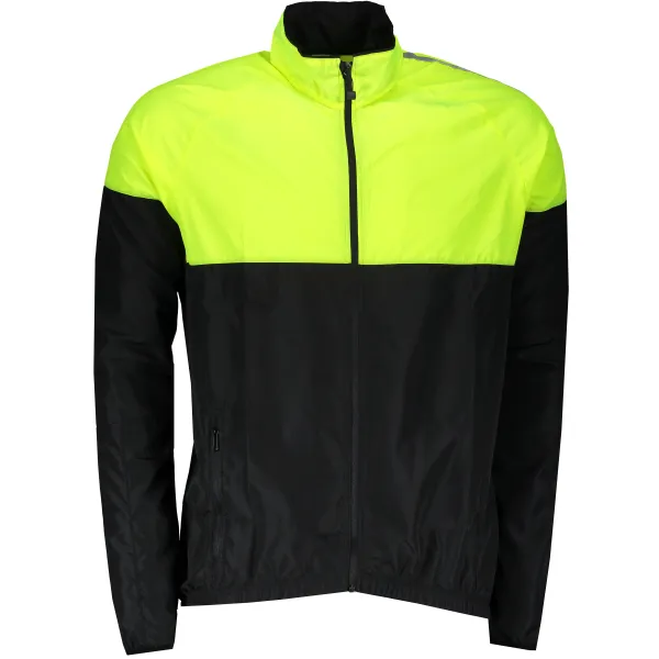  Herren-Laufjacke SENSOR NEON 17100115-00 SCHWARZ/REFLEKTIERENDES GELB 