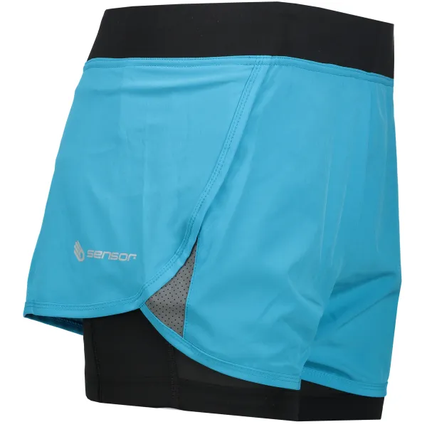  Laufshorts für Damen SENSOR TRAIL 17100109-00 BLAU 