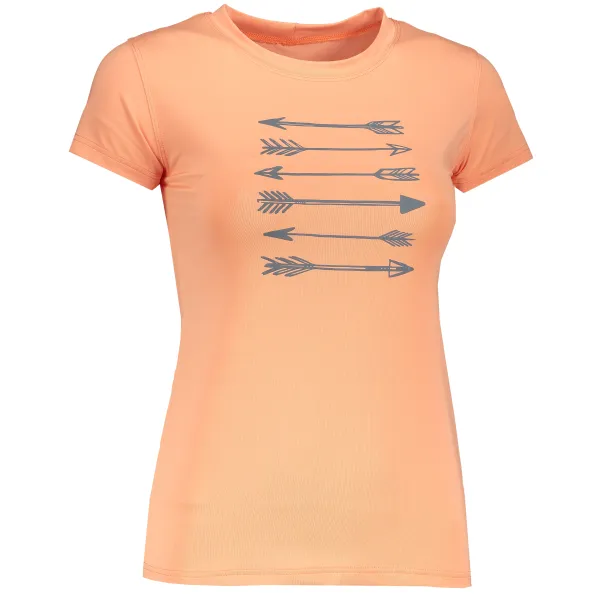  Damen-T-Shirt mit kurzen Ärmeln SENSOR COOLMAX FRESH PT ARROWS 17100036-00 APRIKOSE 