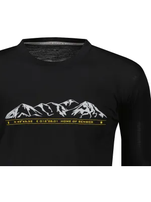 Thermounterwäsche für Herren SENSOR MERINO ACTIVE PT MOUNTAINS dl. rukáv 15200015-00 SCHWARZ