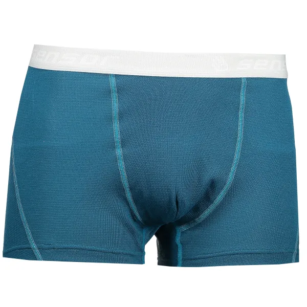  Kurze Herren-Boxershorts SENSOR Double face 16200051-00 SAPHIR 