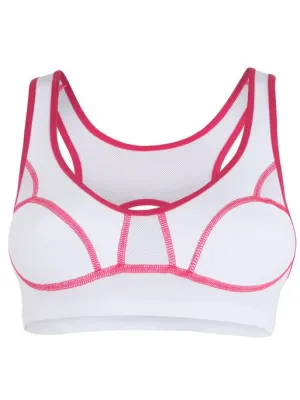 Damen-BH SENSOR LISSA 16200016-00 WEIß/ROSA