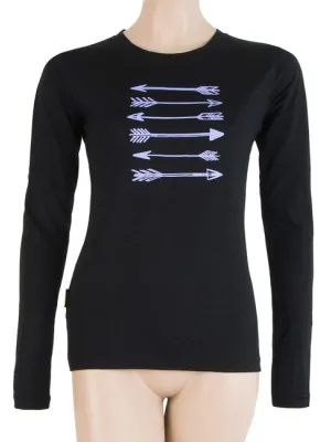 Damen-Funktionsunterwäsche SENSOR MERINO ACTIVE PT ARROWS dl. rukáv 17100056-00 SCHWARZ