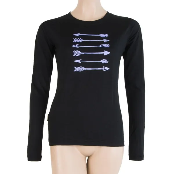  Damen-Funktionsunterwäsche SENSOR MERINO ACTIVE PT ARROWS dl. rukáv 17100056-00 SCHWARZ 