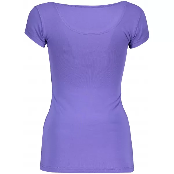  Damen-T-Shirt mit kurzen Ärmeln NORDBLANC NBFLT2830 LILA GEPARD 