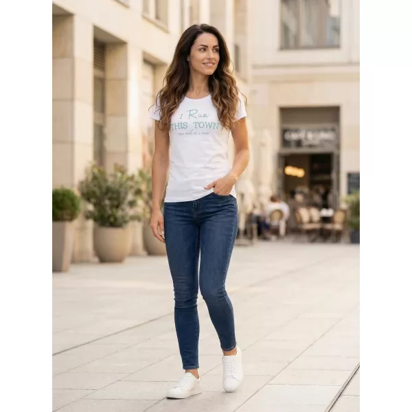  Frauen t -Shirt mit kurzen Ärmeln ALPINE PRO BUFFA LTSJ333 WEIß 