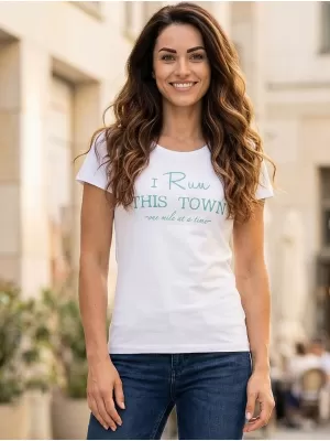 Frauen t -Shirt mit kurzen Ärmeln ALPINE PRO BUFFA LTSJ333 WEIß