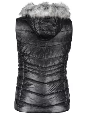 Weste ALPINE PRO GOTHICA 2 LVEK037 SCHWARZ