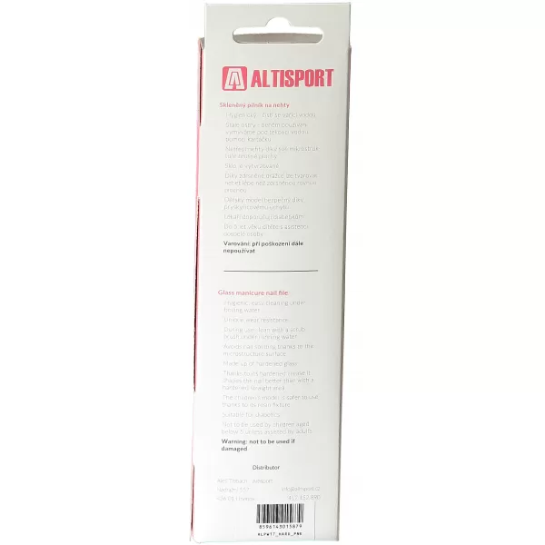  Gebogene Manikürefeile ALTISPORT G-PLUS WEIß 
