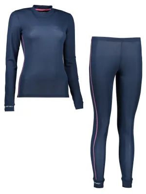 Set aus Damen-Langarmshirt und Funktionsunterhose SENSOR ORIGINAL ACTIVE SET 17200053 DUNKELBLAU