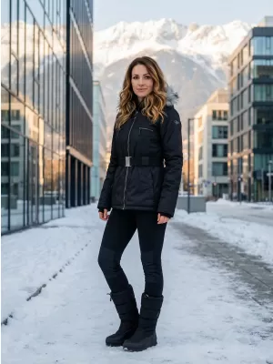 Frauenjacke ALPINE PRO DOSOJINA LJCK202 SCHWARZ