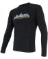 Langärmliges Herren-Thermoshirt SENSOR MERINO DF ADVENTURE 17200032 SCHWARZ