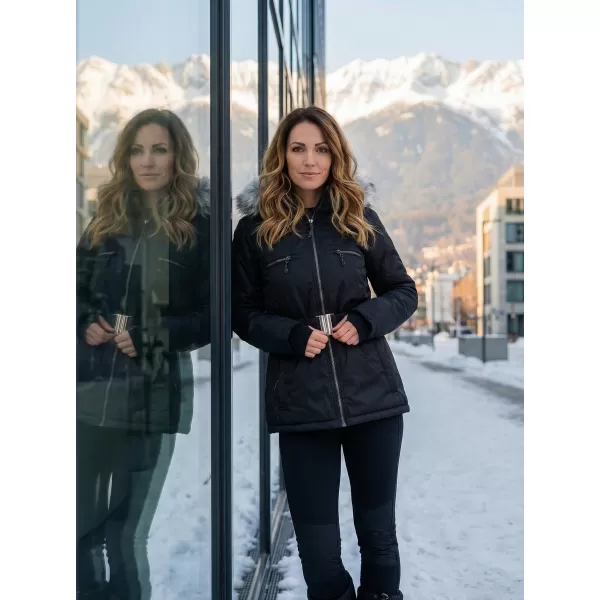  Frauenjacke ALPINE PRO DOSOJINA LJCK202 SCHWARZ 