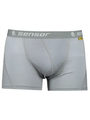 Herren-Boxershorts SENSOR MERINO ACTIVE 17200023 HELLGRAU