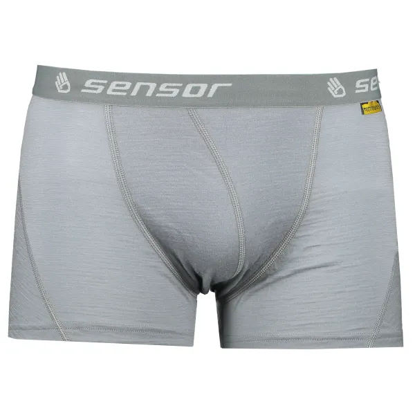  Herren-Boxershorts SENSOR MERINO ACTIVE 17200023 HELLGRAU 