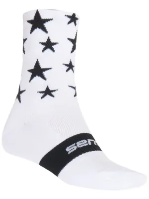 Socken SENSOR STARS 16100066 WEIß/SCHWARZ