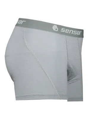 Herren-Boxershorts SENSOR MERINO ACTIVE 17200023 HELLGRAU