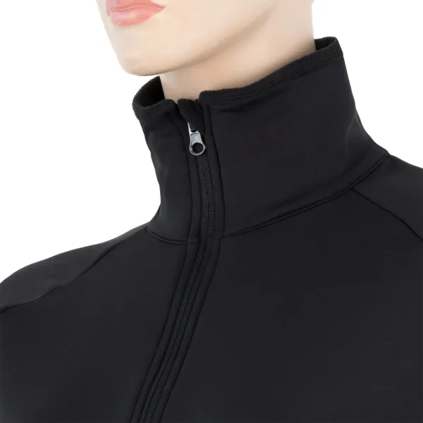  Damen-Sweatshirt SENSOR TECNOSTRETCH PATTERN celozip 17200076 SCHWARZ 