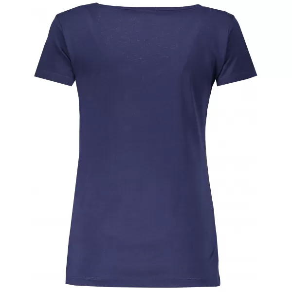  Damen-T-Shirt mit kurzen Ärmeln LOAP ABIGALE CLW1829 DUNKELBLAU 