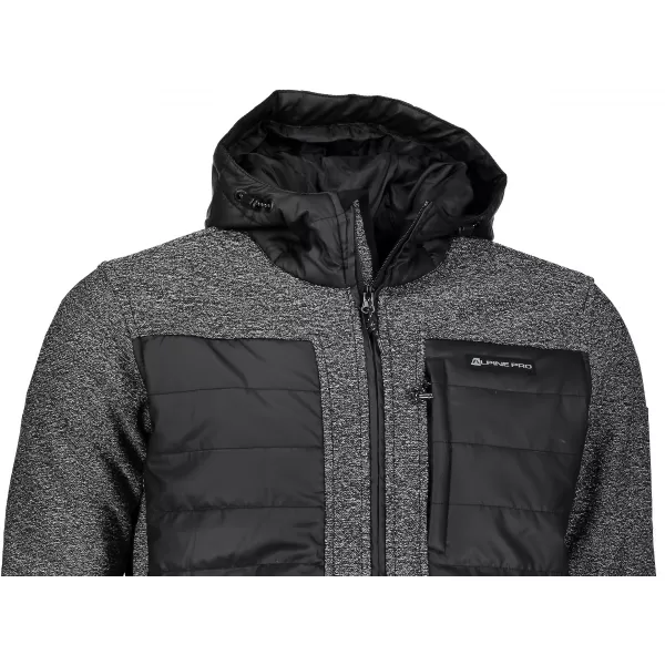  Herren -Softshelljacke ALPINE PRO NISIF 2 MJCM282 SCHWARZ 