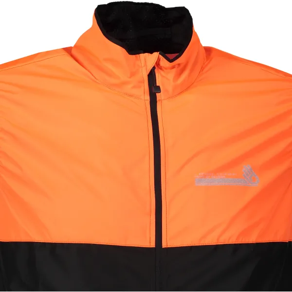  Herren-Sportweste SENSOR NEON 18100039 SCHWARZ/REFLEXORANGE 