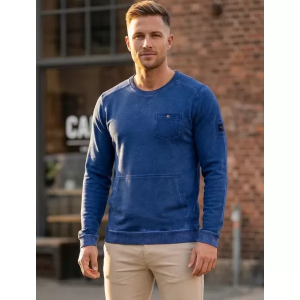  Herren-Sweatshirt KIXMI GERALD BLAU 