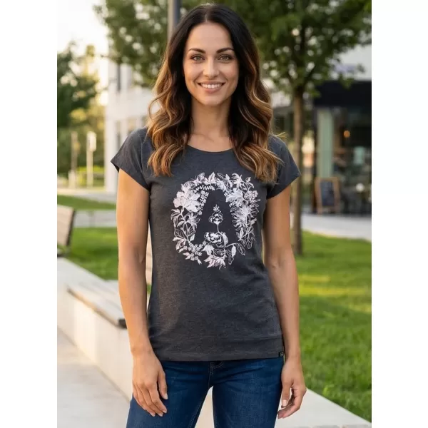  Damen-T-Shirt ALPINE PRO GOYA 2 LTSM296 DUNKELGRAU 