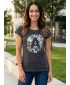 Damen-T-Shirt ALPINE PRO GOYA 2 LTSM296 DUNKELGRAU