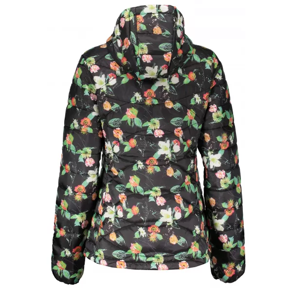  Damenjacke ALPINE PRO KLARA LJCM306 SCHWARZES MUSTER 