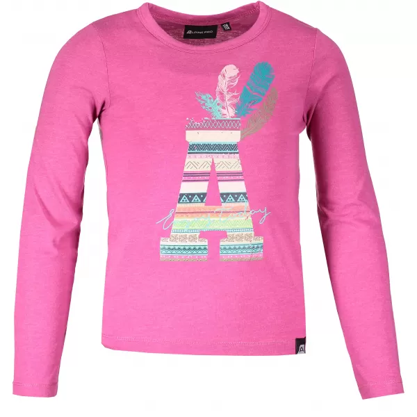  T -Shirt ALPINE PRO CASHO KTSM165 ROSA 