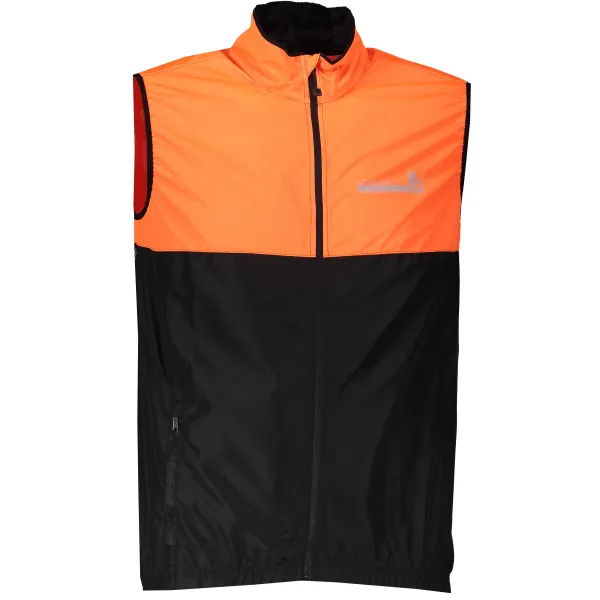  Herren-Sportweste SENSOR NEON 18100039 SCHWARZ/REFLEXORANGE 