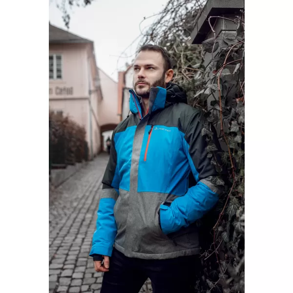  Herren -Skijacke ALPINE PRO SARDAR 2 MJCM308 BLAU 
