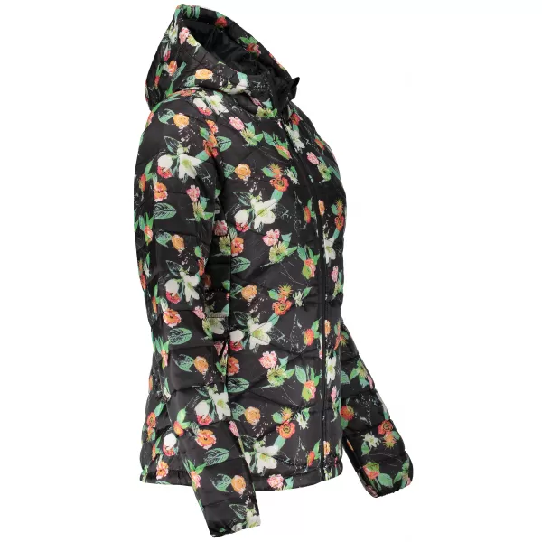  Damenjacke ALPINE PRO KLARA LJCM306 SCHWARZES MUSTER 