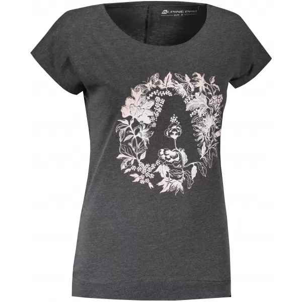  Damen-T-Shirt ALPINE PRO GOYA 2 LTSM296 DUNKELGRAU 
