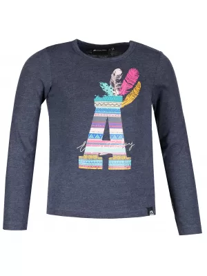 Kinder-T-Shirt ALPINE PRO CASHO KTSM165 DUNKELBLAU