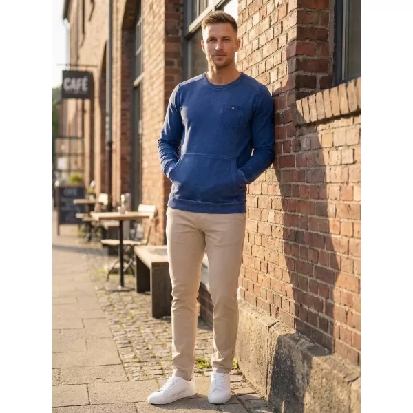  Herren-Sweatshirt KIXMI GERALD BLAU 