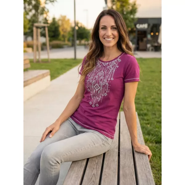  Damen-T-Shirt ALPINE PRO AMADORA LTSM442 LILA 