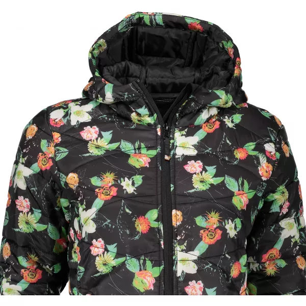  Damenjacke ALPINE PRO KLARA LJCM306 SCHWARZES MUSTER 
