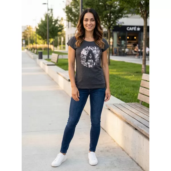  Damen-T-Shirt ALPINE PRO GOYA 2 LTSM296 DUNKELGRAU 